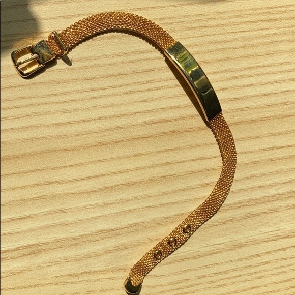 Gold bracelet with buckle closure - Picture 1 of 1